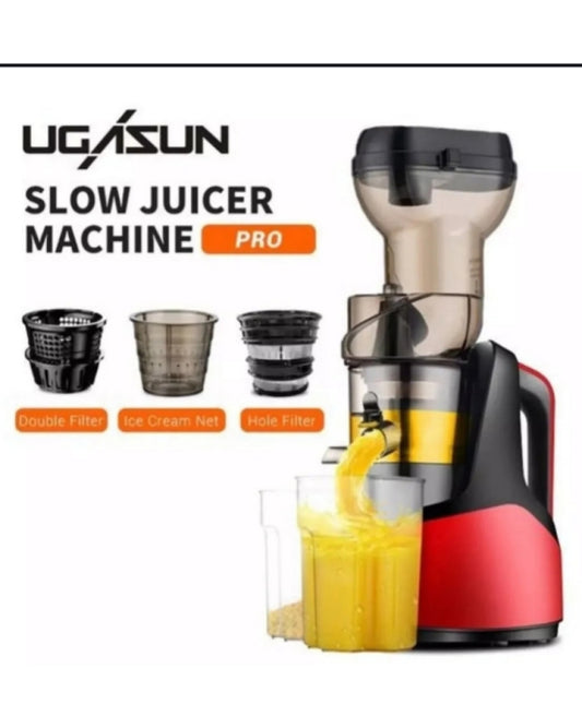 Ugasun Electric Slow Juicer With Large Feeder & Ice cream filter.