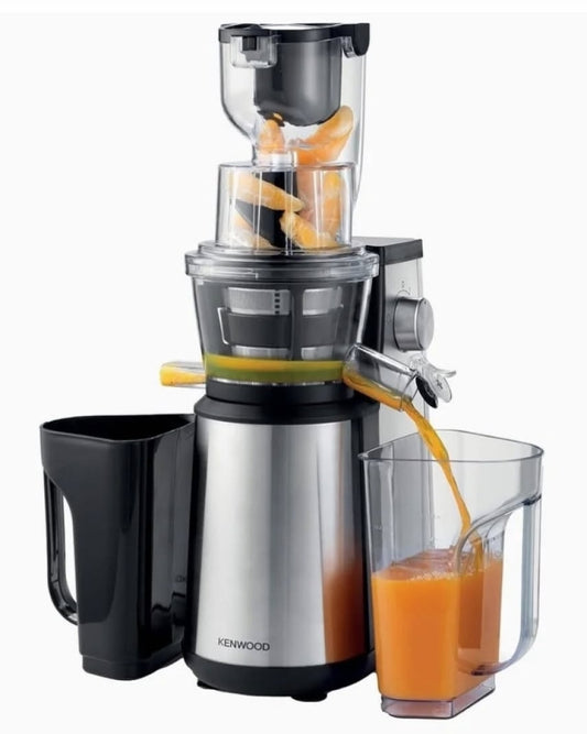 Kenwood Slow Masticating Juicer Extractor Easy To Clean, Cold Press Machines With Stainless Steel Body, Quiet Motor & Reverse Function, 400Watts