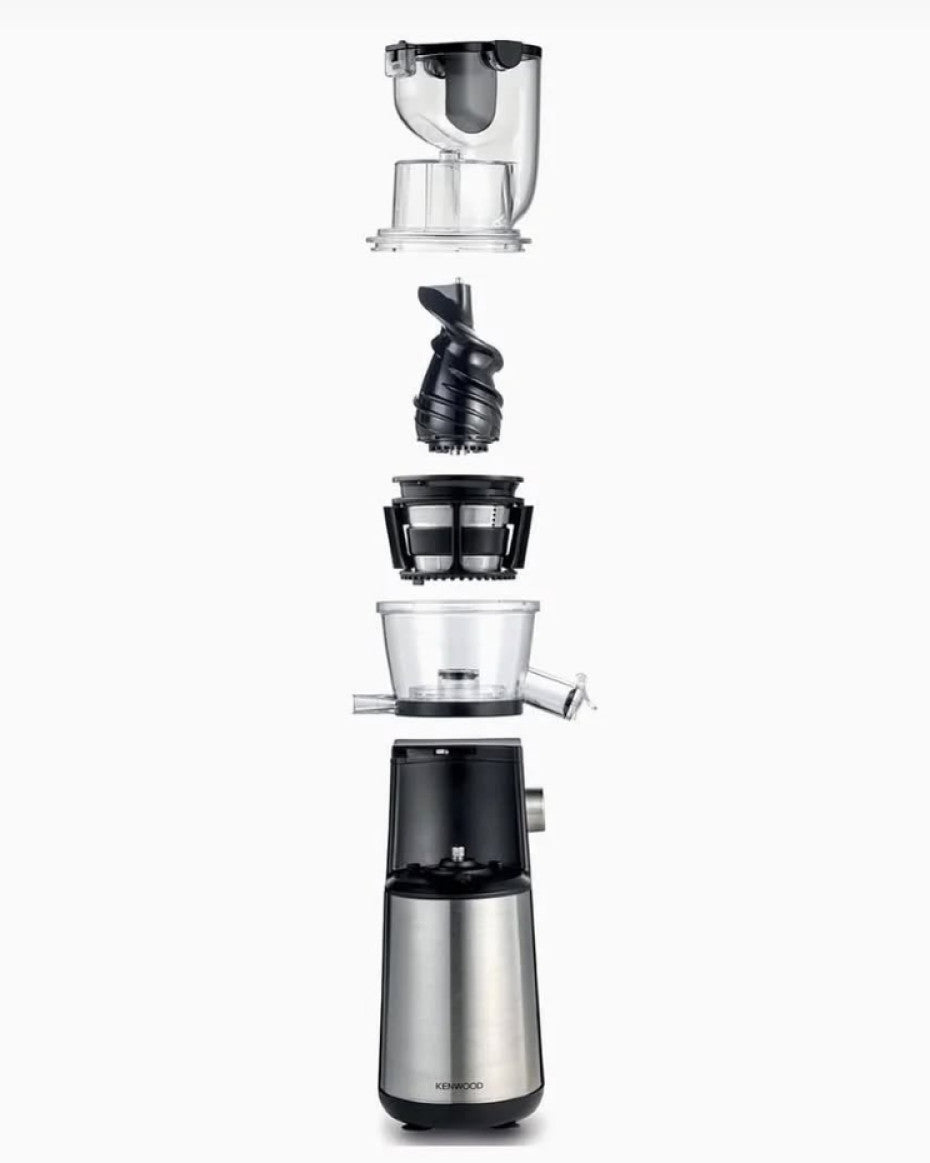 Kenwood Slow Masticating Juicer Extractor Easy To Clean, Cold Press Machines With Stainless Steel Body, Quiet Motor & Reverse Function, 400Watts
