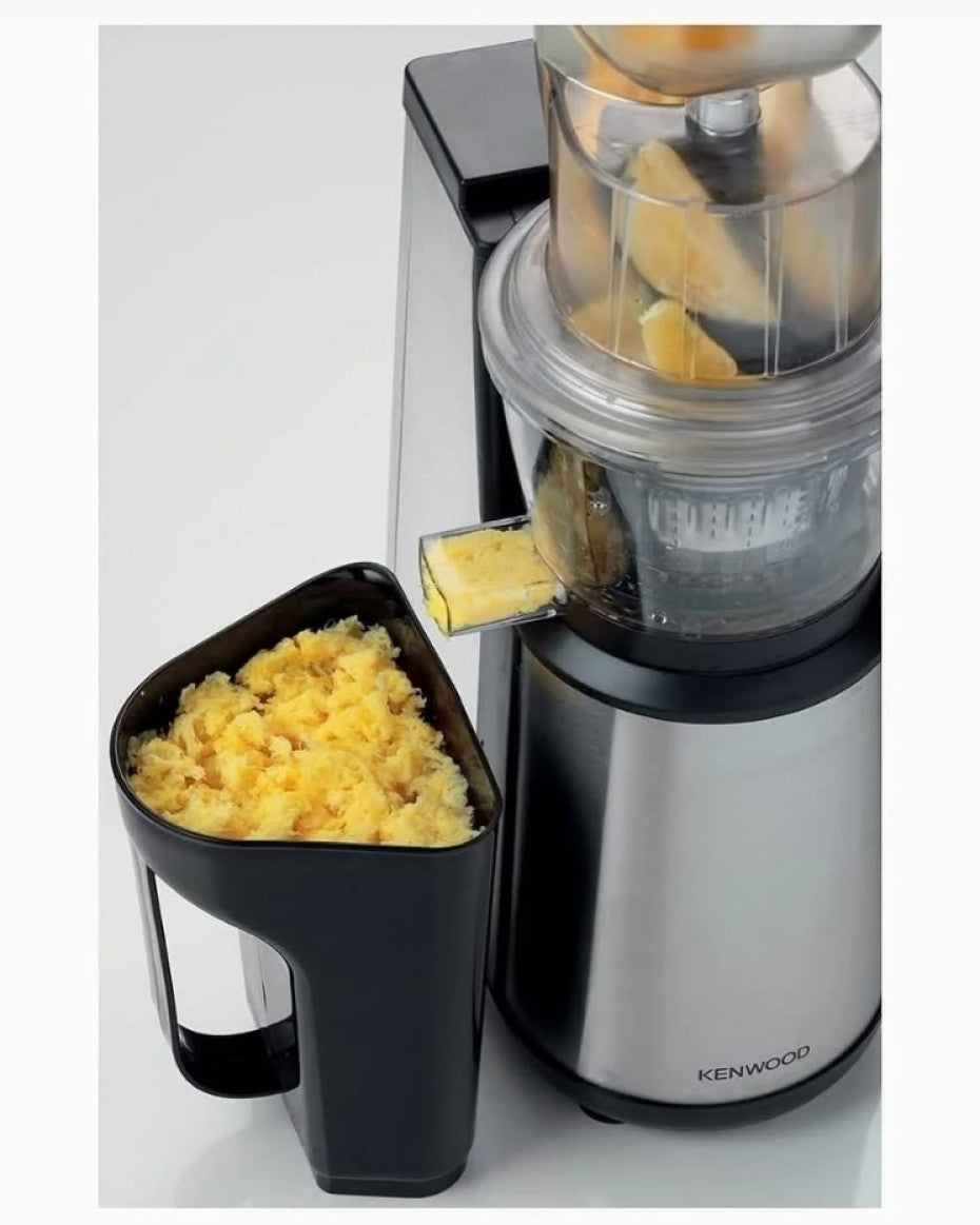 Kenwood Slow Masticating Juicer Extractor Easy To Clean, Cold Press Machines With Stainless Steel Body, Quiet Motor & Reverse Function, 400Watts